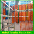 Plastic temporary event barrier safety fence